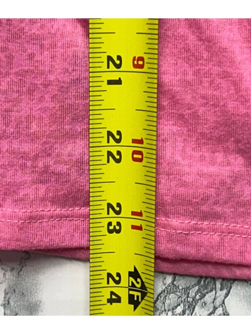 RBX Womens Size M Pink Athleisure Tie in back Top Short Sleeve Lightweight Style - Picture 4 of 9